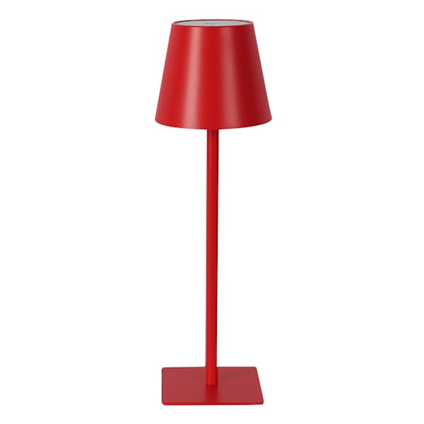 at home Red Indoor & Outdoor USB Portable Rechargeable Lamp