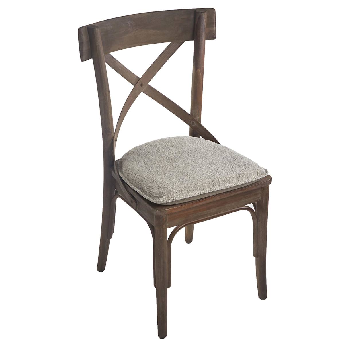 At Home Salinger Tan Gripper Dining Chair Cushion With Non Skid Material