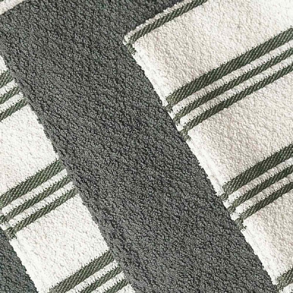 At Home Set Of 4 Grey Rockridge Terry Cotton Kitchen Towels