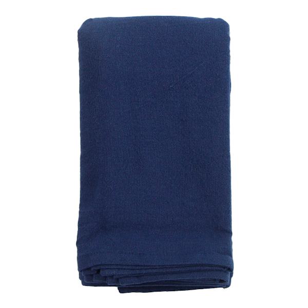 at home Set of 4 Navy Blue Linen-Like Cotton Napkins 18"