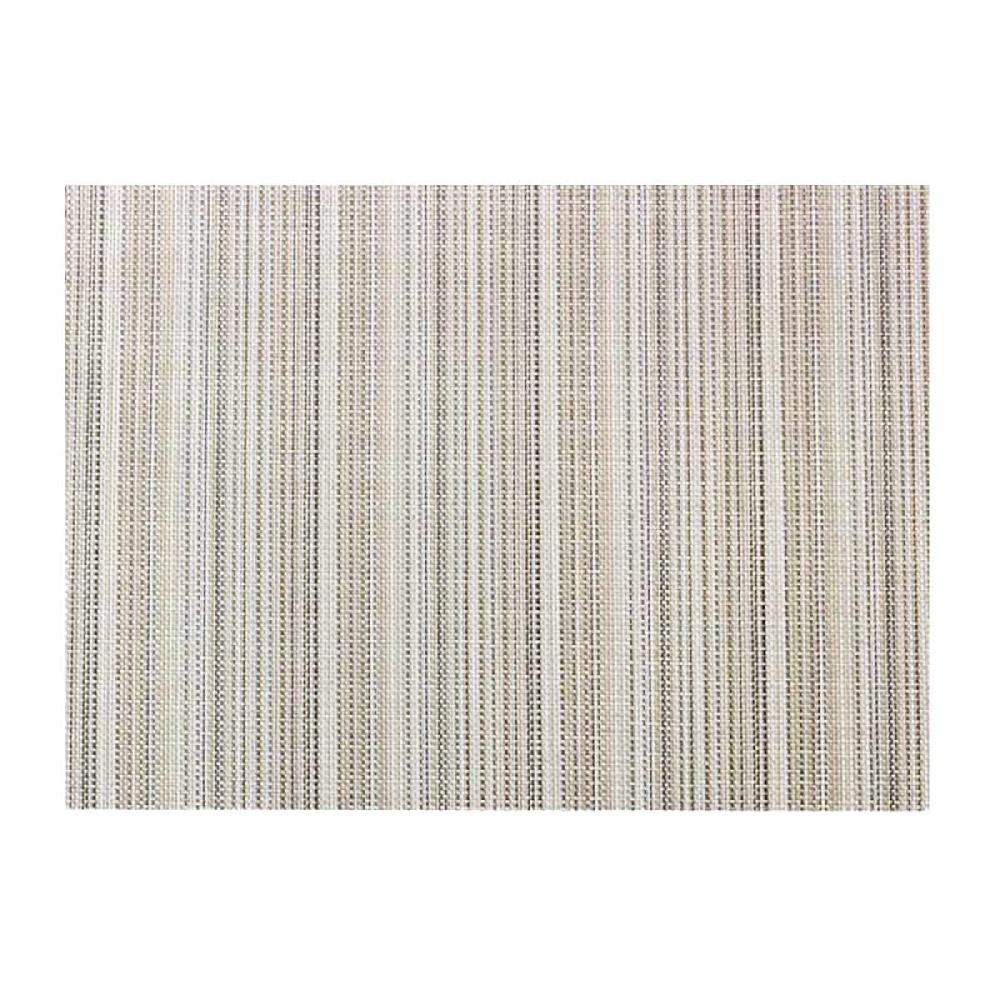 At Home Set Of 6 Sandford Ivory Woven Vinyl Placemats 18x13