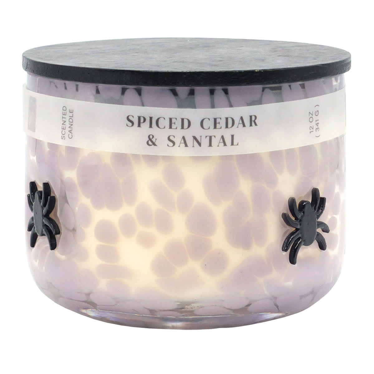At Home Spiced Cedar & Santal Scented Spider Icon Jar Candle 12oz