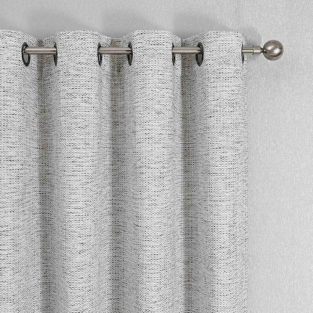 At Home Sun Shield Burke Brown Blackout Grommet Single Curtain Panel 95"