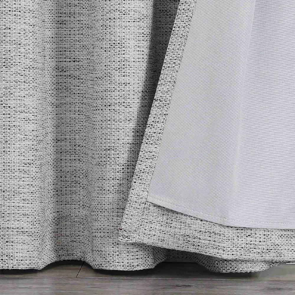 At Home Sun Shield Burke Brown Blackout Grommet Single Curtain Panel 95"