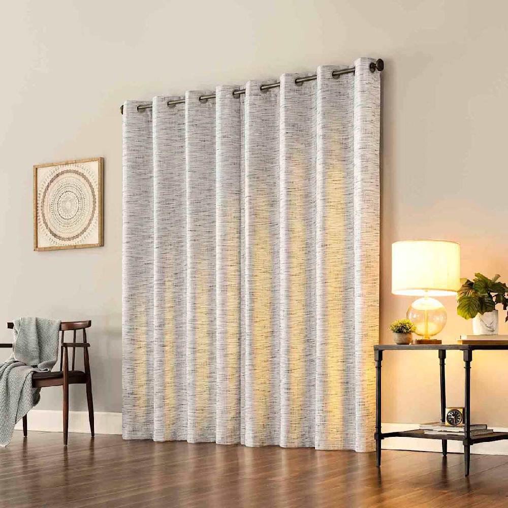 At Home Sun Zero White Extreme Blackout Grommet Curtain Panel 84"