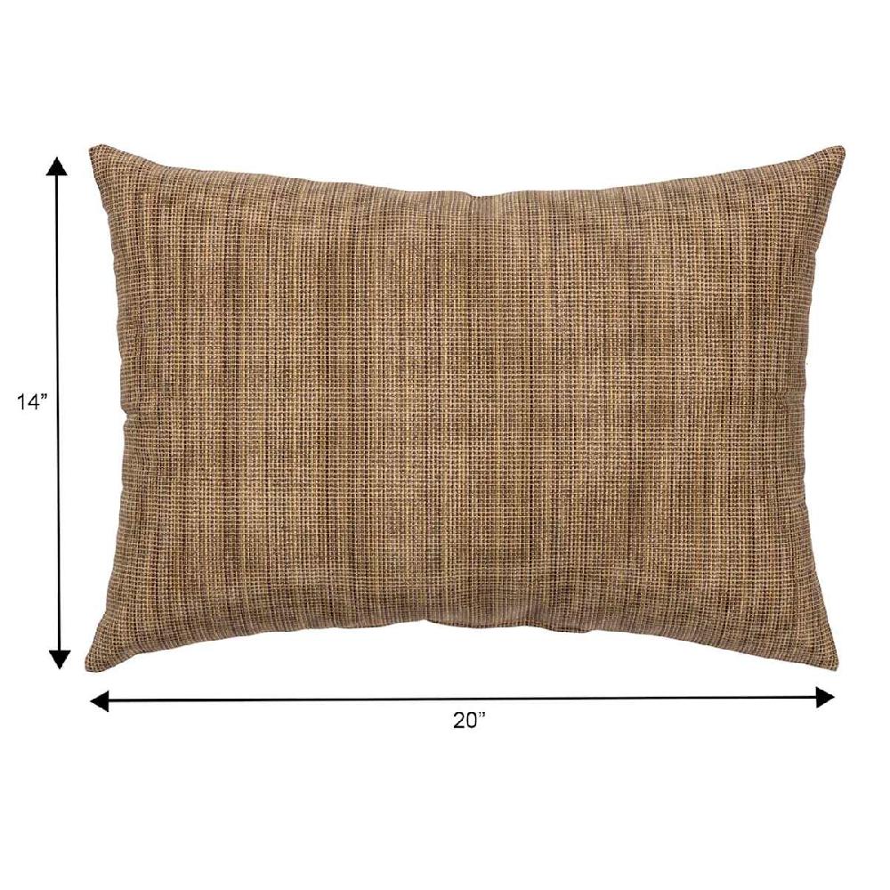 At Home Tallon Birch Lumbar Outdoor Throw Pillow 14x20