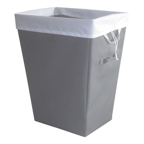 at home Tapered Laundry Hamper with Removable Liner Grey