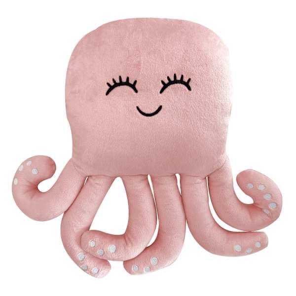at home Tiny Dreamers Bubbly Octopus Plush Pillow 14"