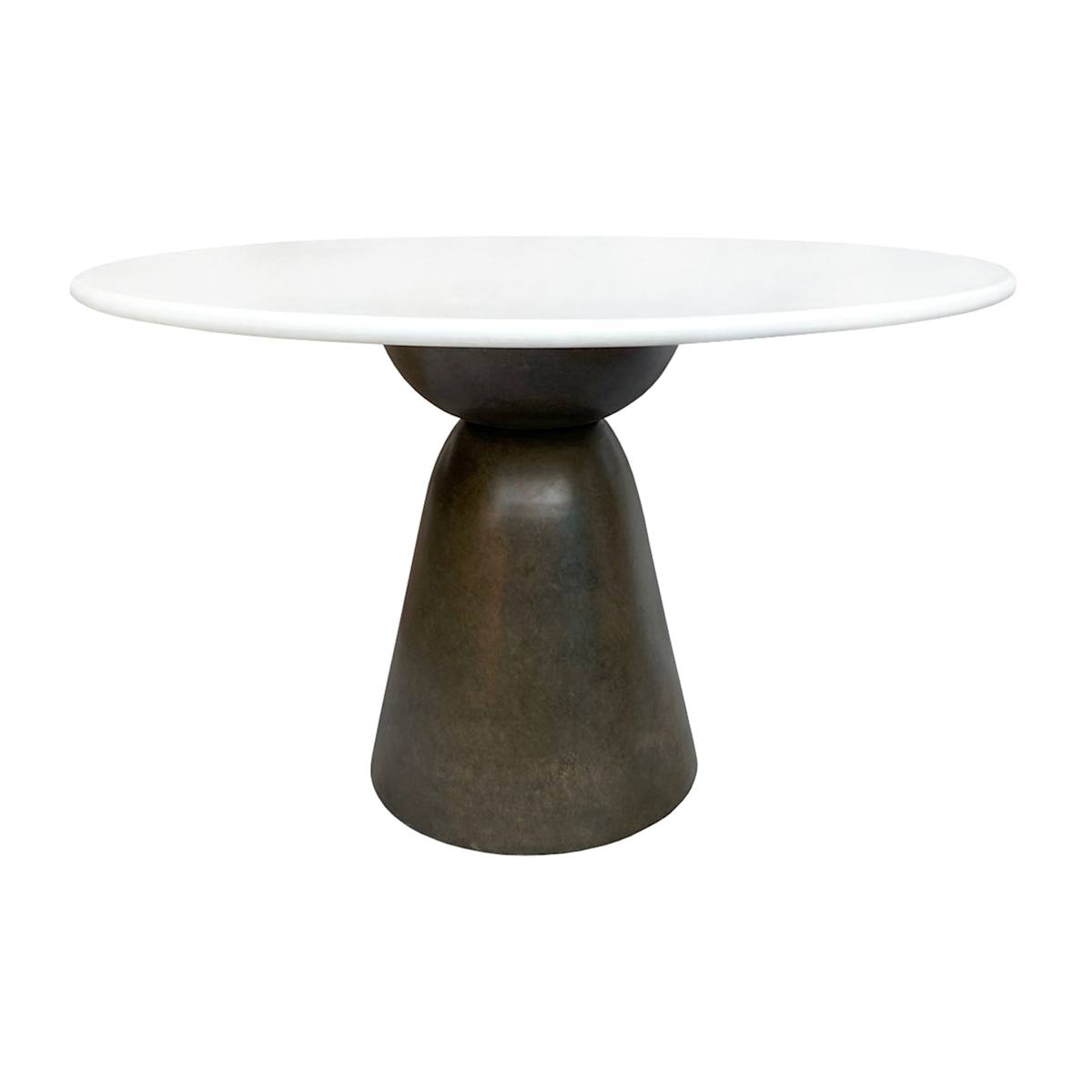 At Home Tracey Boyd Tyra Metal Dining Table Tabletop (Base Sold Separately)