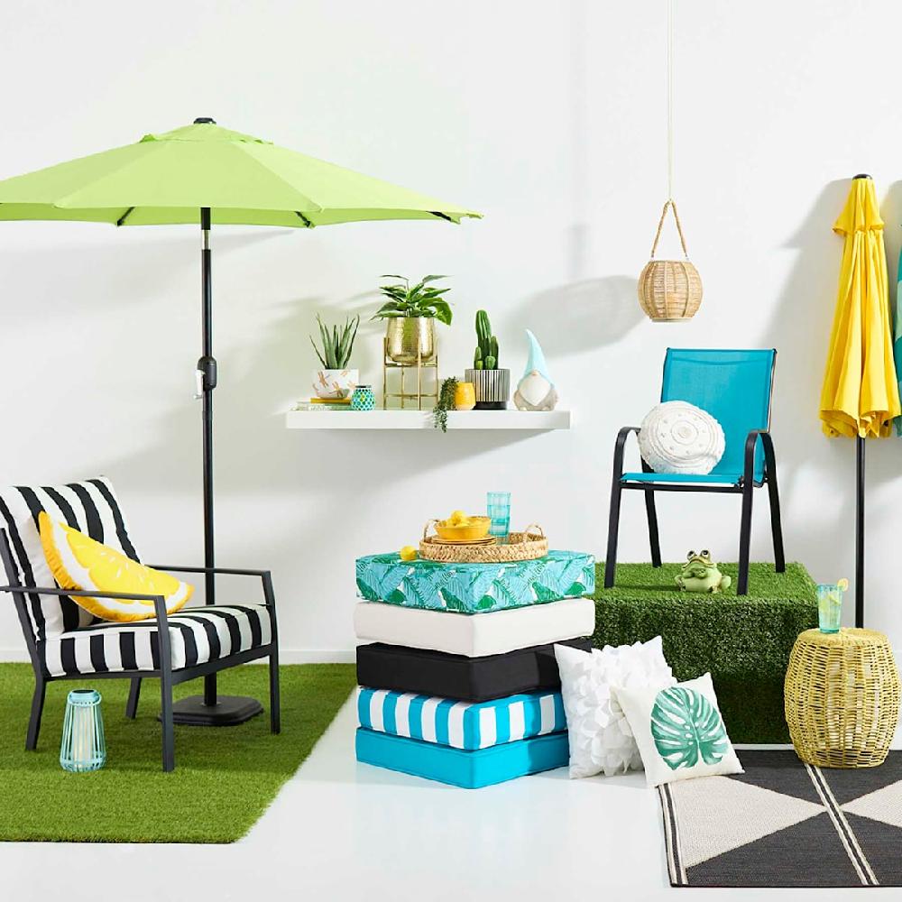 At Home Tristan Heather White Premium Outdoor Deep Seat Cushion