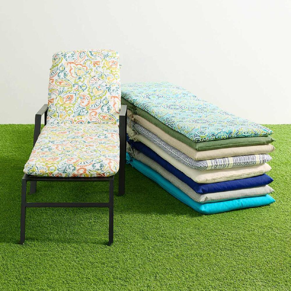 At Home Tropical Cherry Outdoor Chaise Lounge Cushion