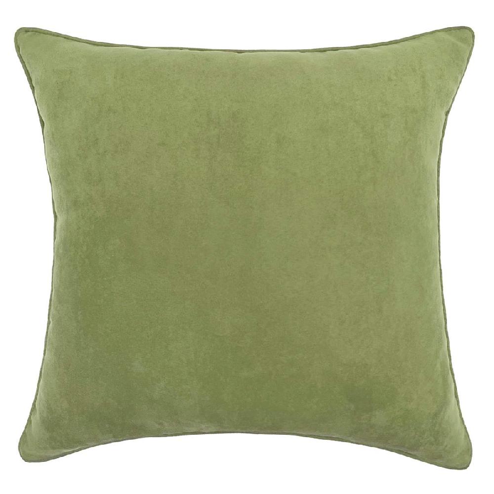 At Home Turtle Green Torrey Faux Suede Throw Pillow 18"