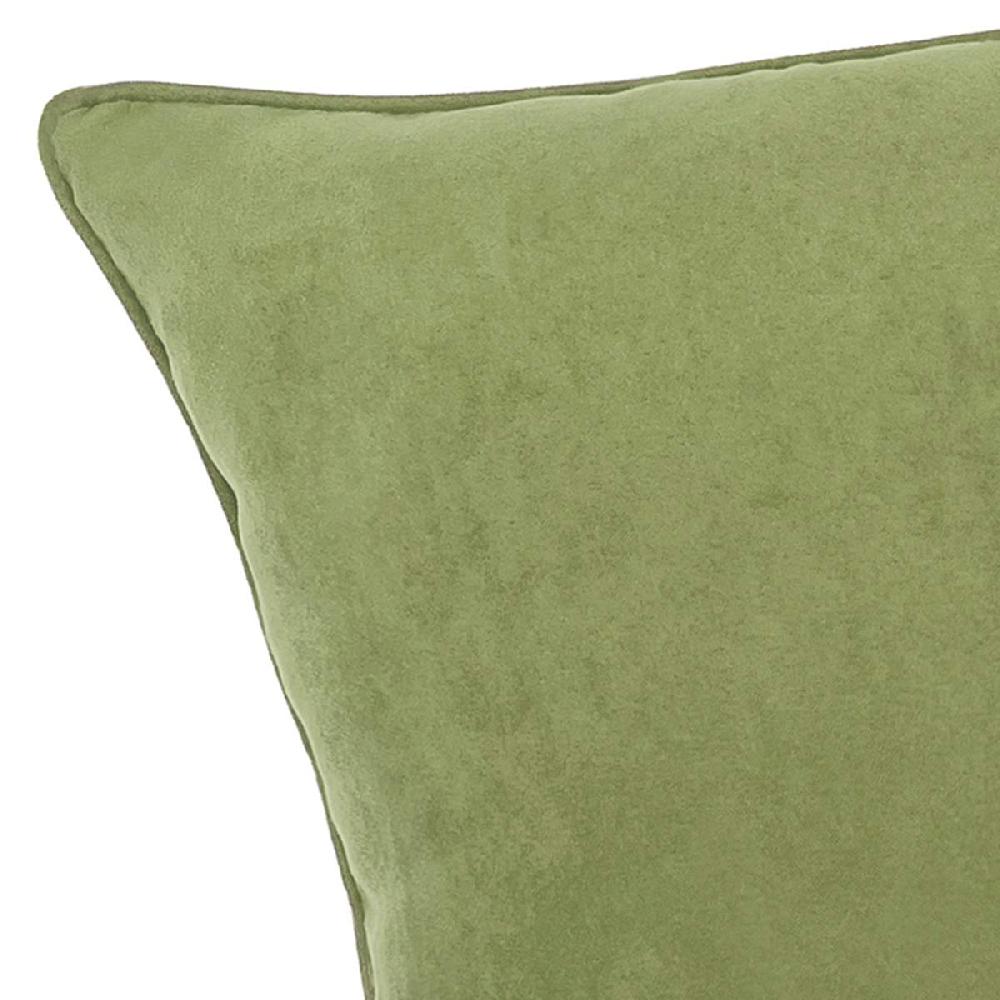 At Home Turtle Green Torrey Faux Suede Throw Pillow 18"