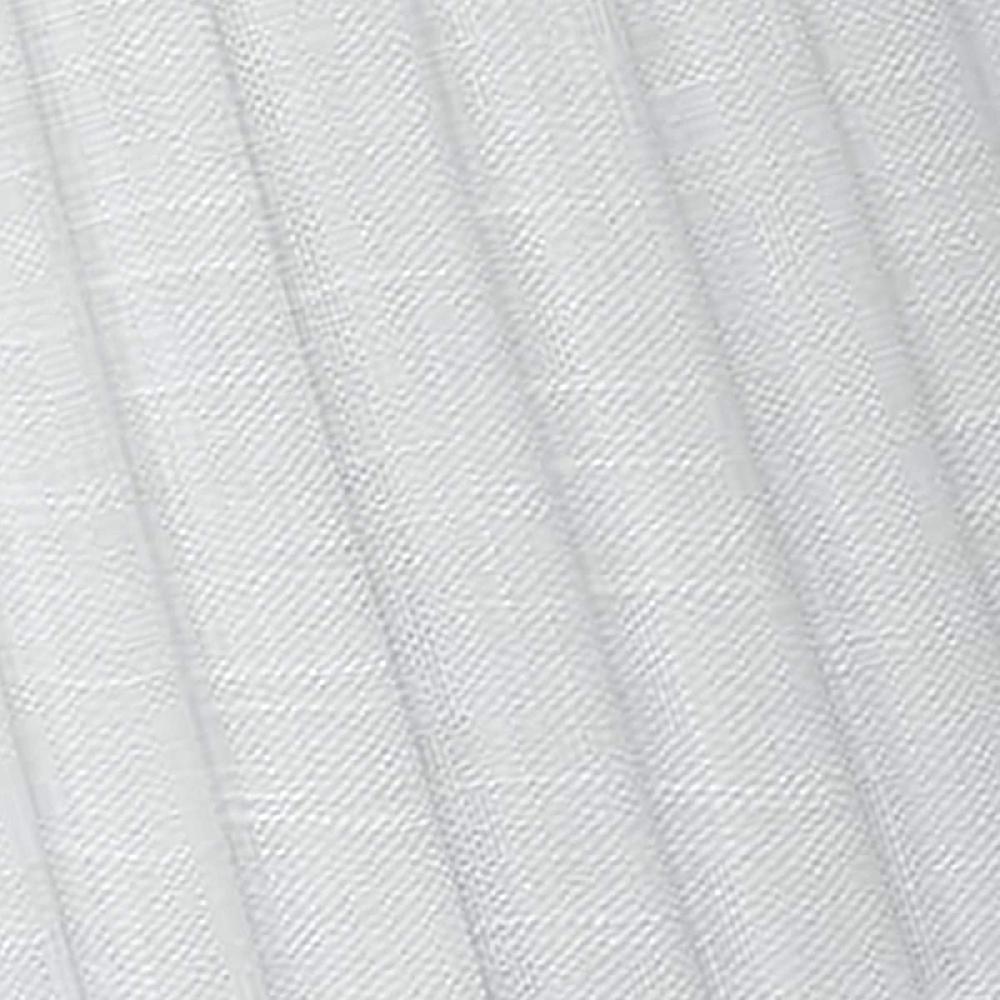 At Home White Pleated Tapered Drum Medium Table Lamp Shade 12x14x10