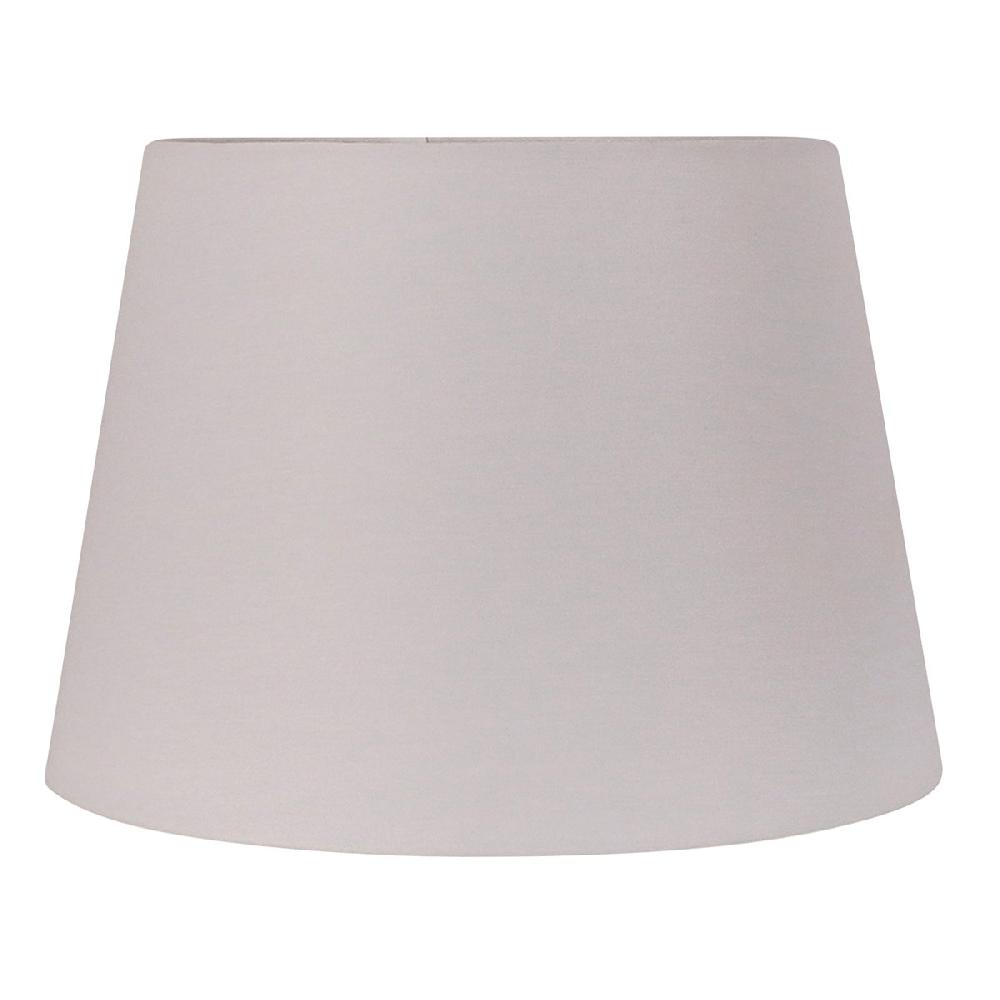 At Home White Tapered Drum Large Table Lamp Shade 13x17x12
