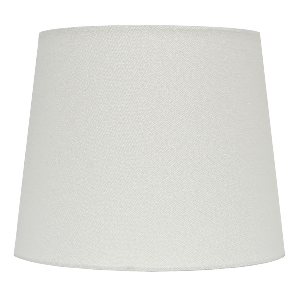 at home White Tapered Drum Small Table Lamp Shade 9x12x9