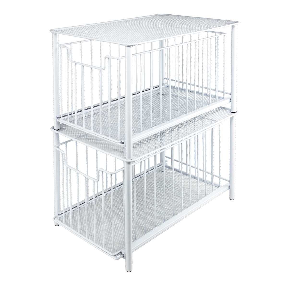 At Home White Under The Sink Storage Organizer Large