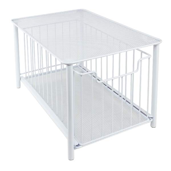 at home White Under the Sink Storage Organizer Large