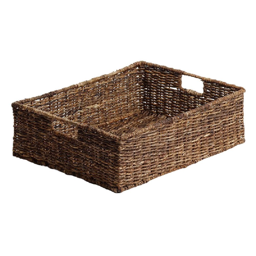At Home Woven Abaca Under The Bed Basket Extra Large