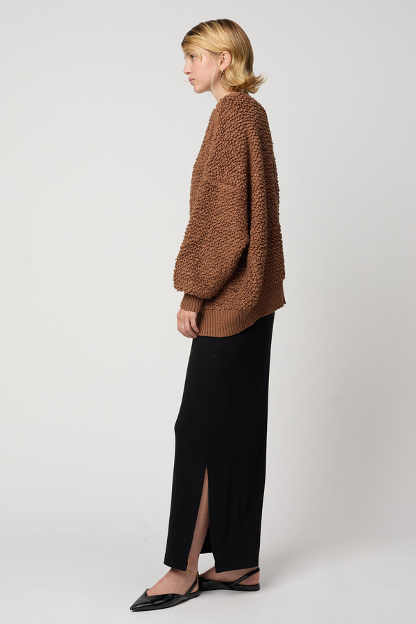 Atelier Delphine AMELIA CARDIGAN IN CHUNKY LOOP KNIT