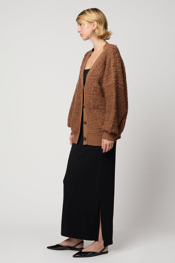 Atelier Delphine AMELIA CARDIGAN IN CHUNKY LOOP KNIT