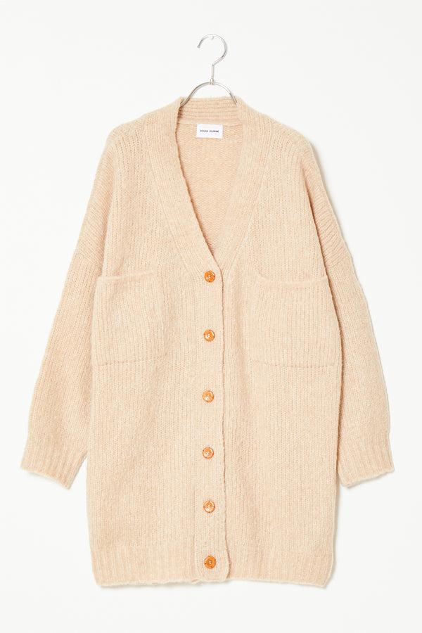 Atelier Delphine Amelia Cardigan Long In Baby Alpaca