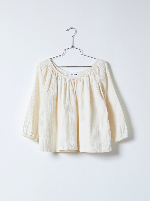 Atelier Delphine Afton Top In Crinkled Cotton