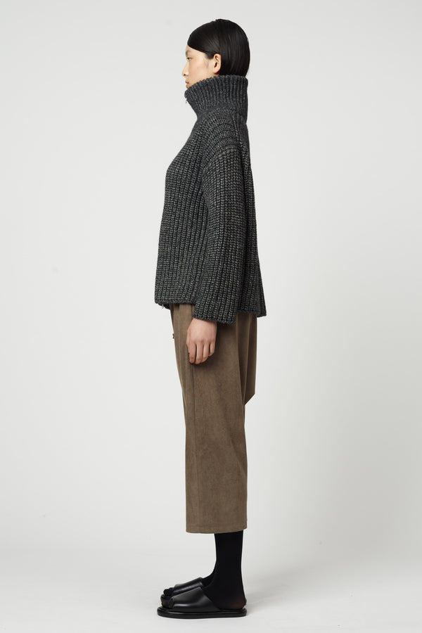 Atelier Delphine ALPACA RIB CARDIGAN