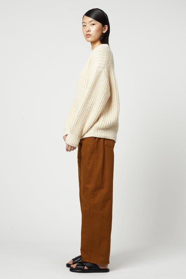 Atelier Delphine ALPACA RIB SWEATER