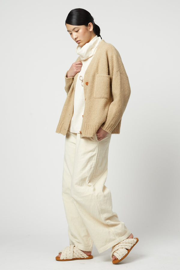 Atelier Delphine Amelia Cardigan In Baby Alpaca