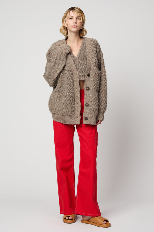 Atelier Delphine AMELIA CARDIGAN IN FRENCH TERRY
