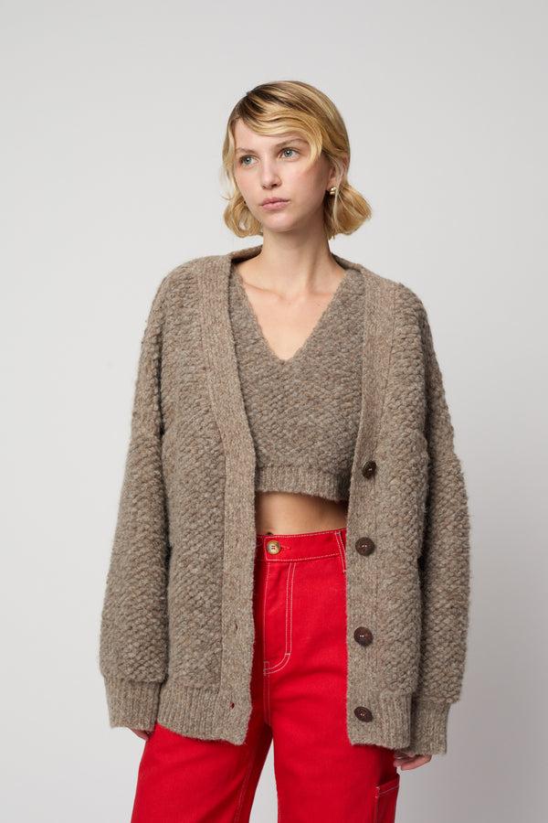 atelier delphine AMELIA CARDIGAN IN FRENCH TERRY