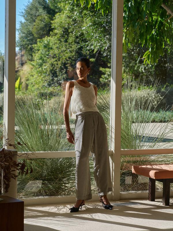 atelier delphine ASYMMETRICAL WIDE TROUSER