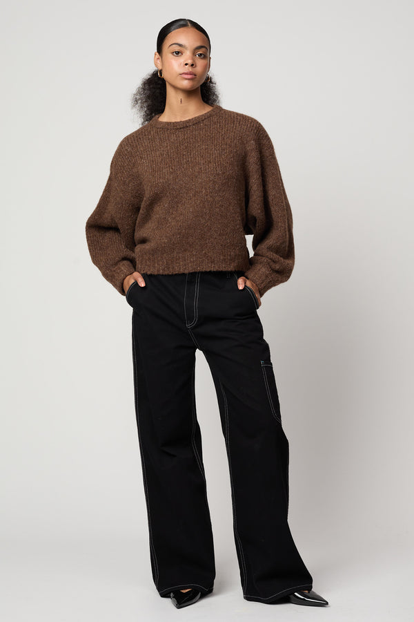 atelier delphine BALLOON SLEEVE SWEATER