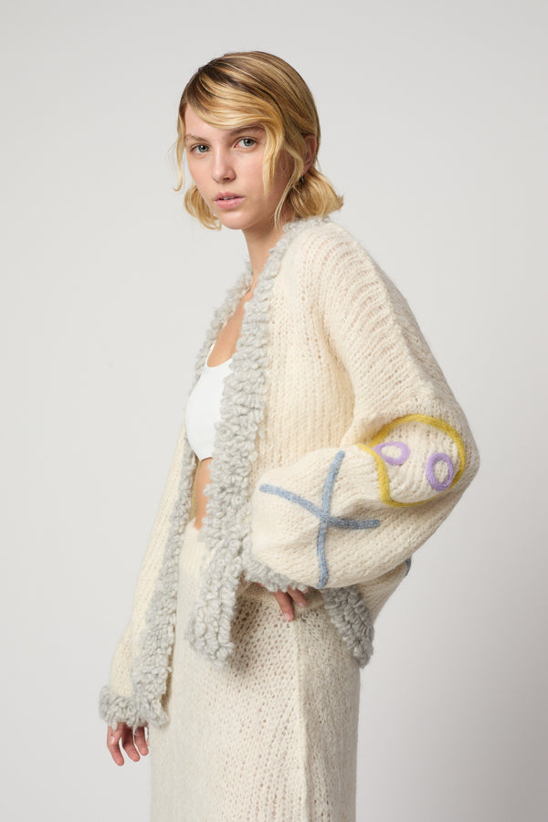 Atelier Delphine CORA CARDIGAN ART CANVAS