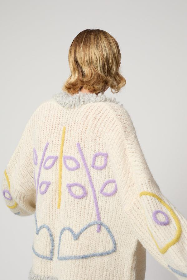 Atelier Delphine CORA CARDIGAN ART CANVAS