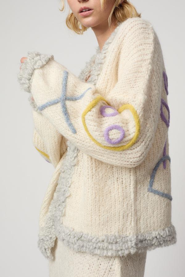 atelier delphine CORA CARDIGAN ART CANVAS