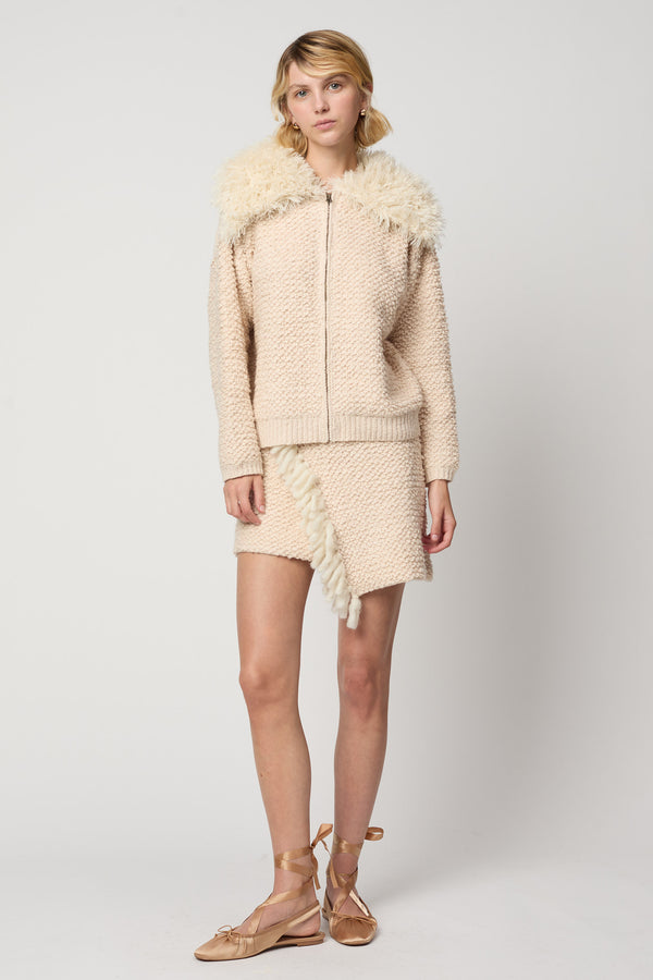 atelier delphine CROPPED BOMBER CARDIGAN