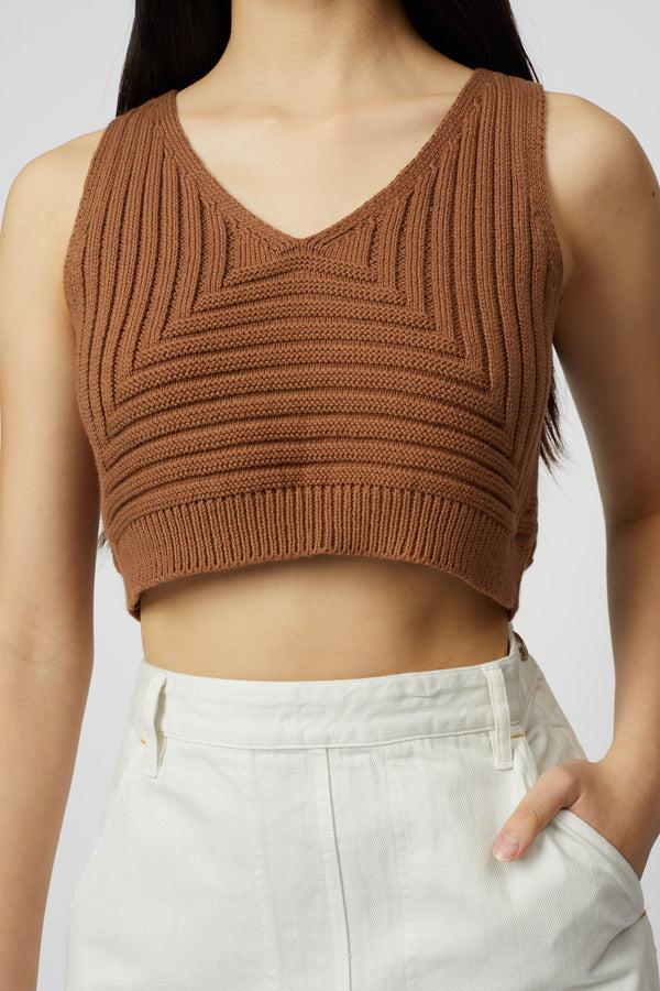 Atelier Delphine CROPPED RIB TOP