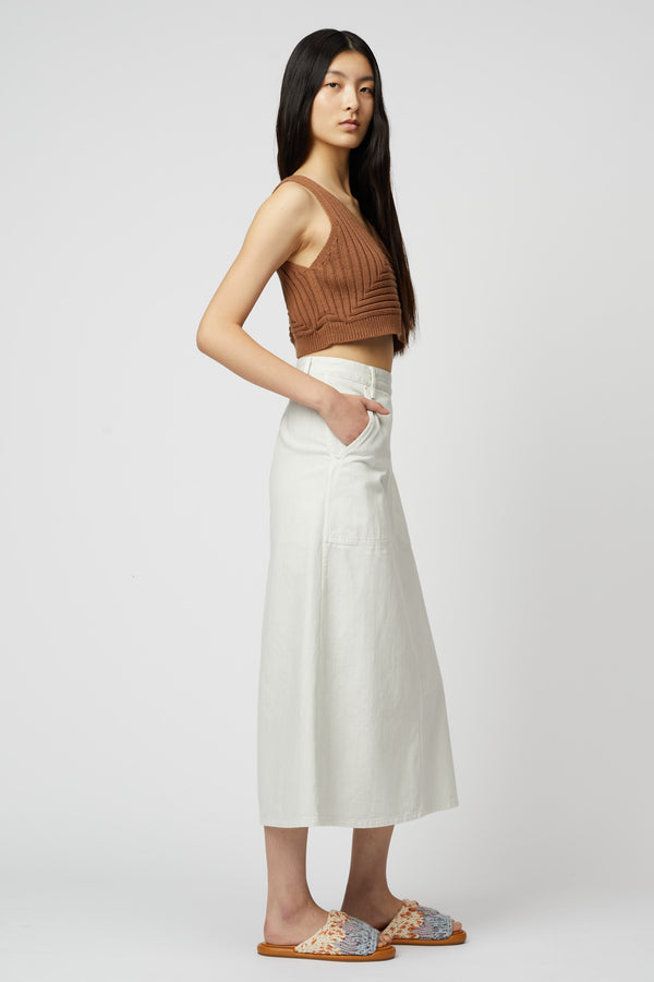 Atelier Delphine CROPPED RIB TOP