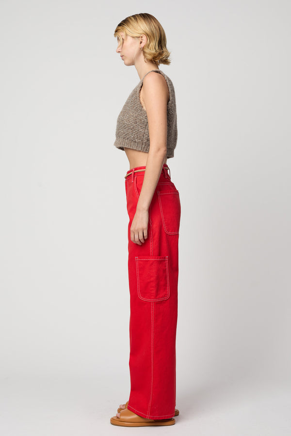 Atelier Delphine CROPPED TOP IN FRENCH TERRY