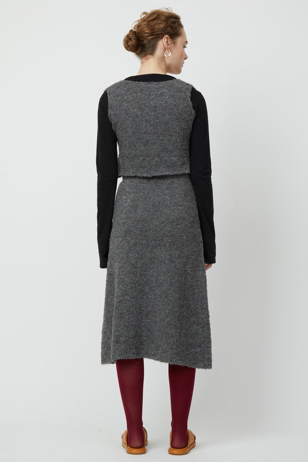 Atelier Delphine FLARE SKIRT IN BOUCLE ALPACA