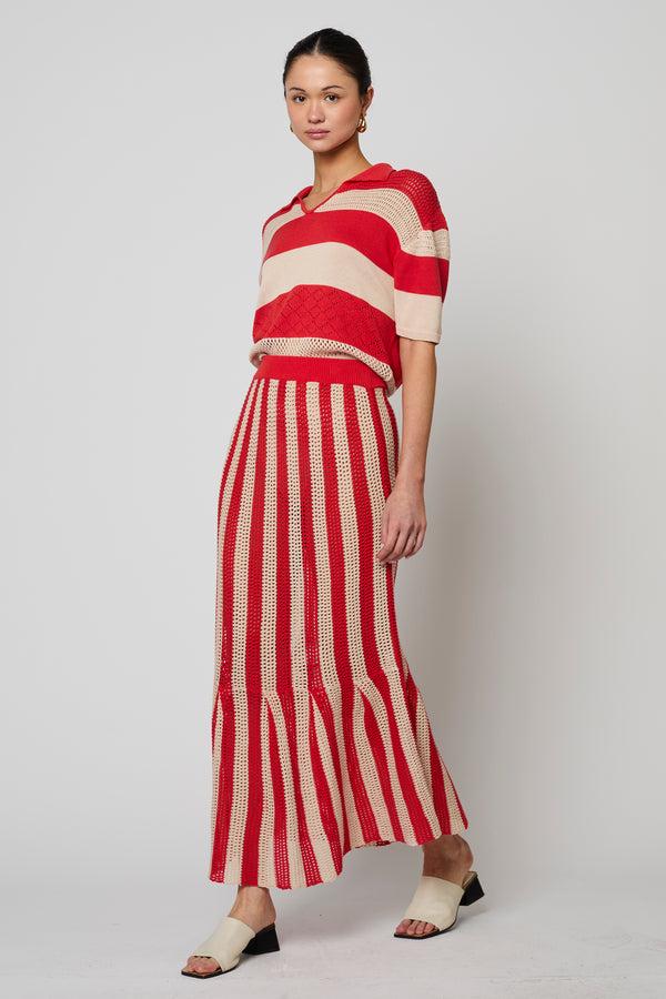 Atelier Delphine FRIDA SKIRT OPENWORK KNIT