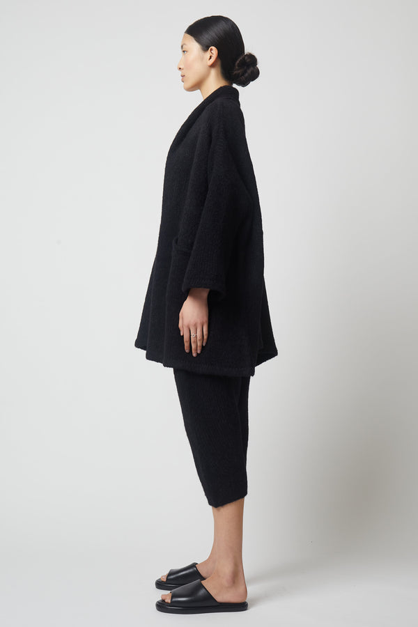 Atelier Delphine Haori Coat In Baby Alpaca