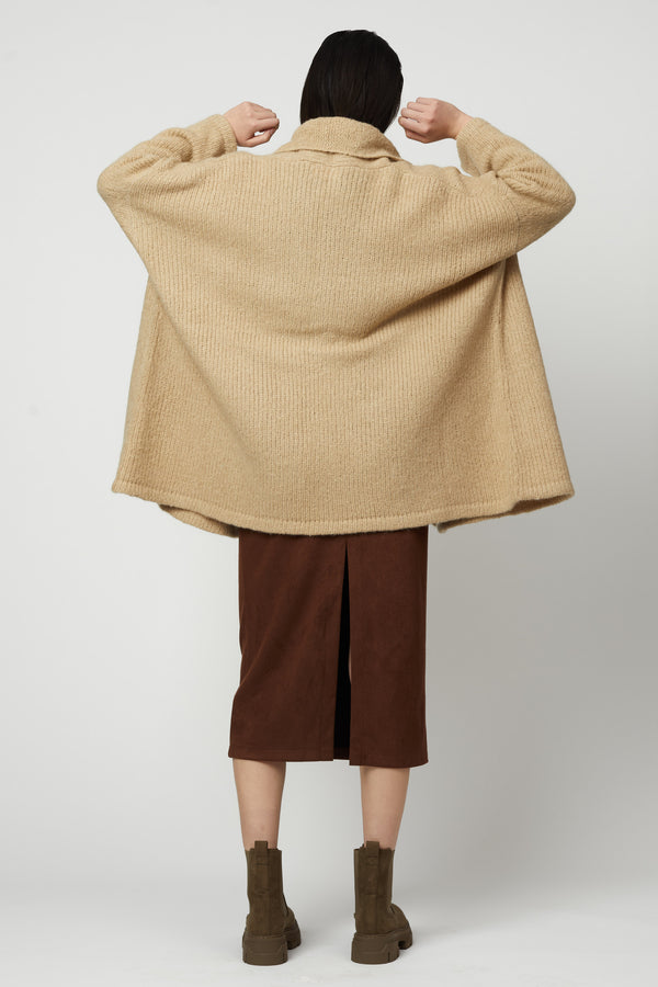 Atelier Delphine Haori Coat In Baby Alpaca
