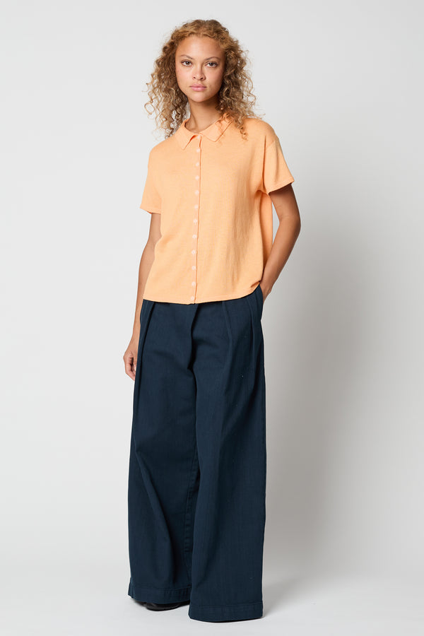 atelier delphine HIGH GAUGE KNIT BLOUSE