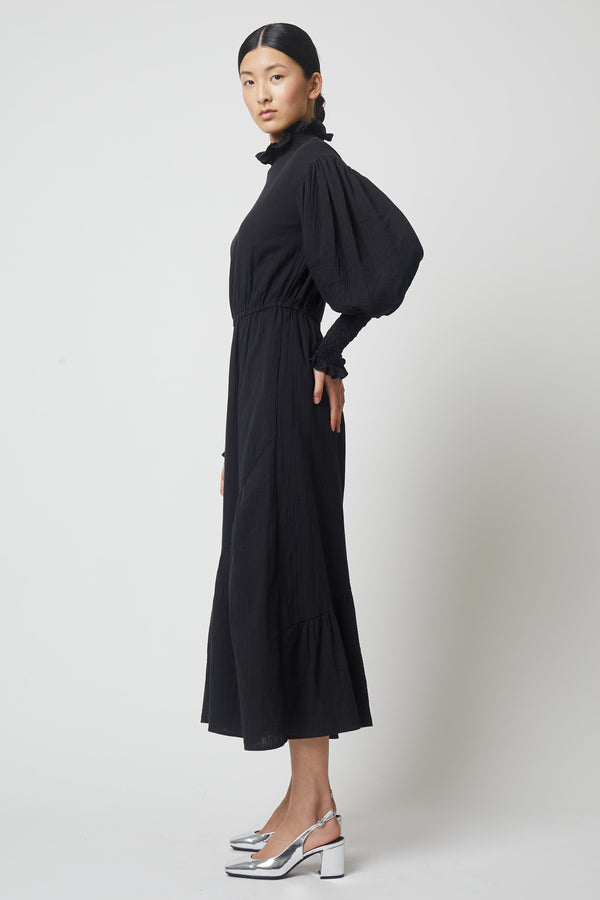 Atelier Delphine Kohaku Dress In Crinkled Cotton