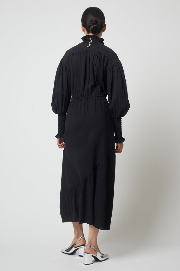 Atelier Delphine Kohaku Dress In Crinkled Cotton