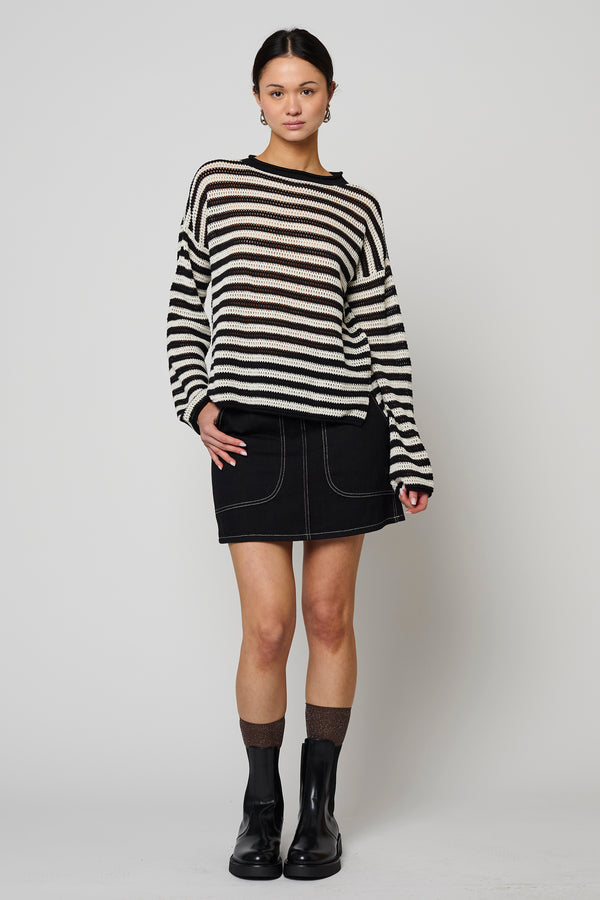 atelier delphine LEILANI SWEATER OPENWORK KNIT