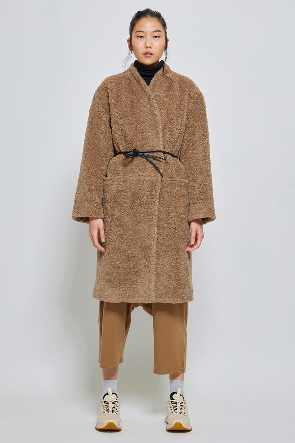 atelier delphine Malaga Coat in Fur-Free Fur